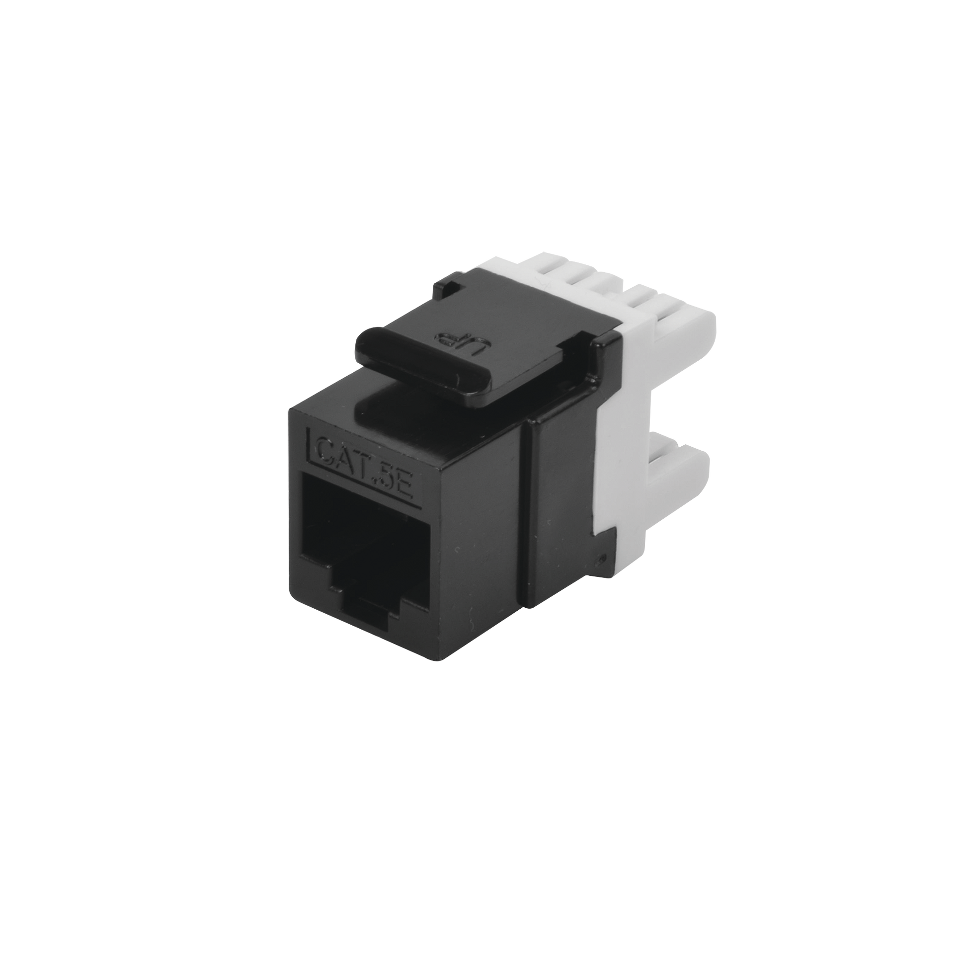 LP-KJ-549-BK|MÌ?dulo Jack Keystone Cat5e con terminaciÌ?n en ÌÁngulo 180 å¼ Color Negro - ISTEN