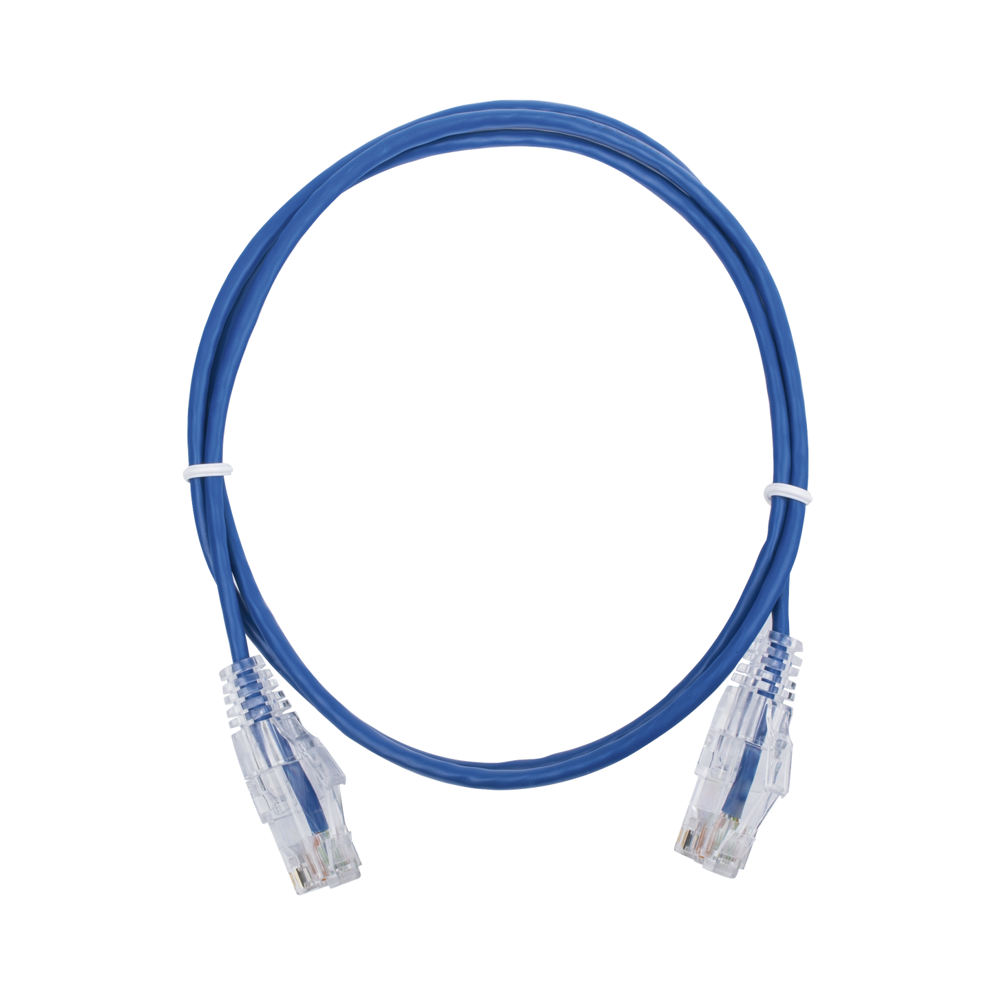 LP-UT6-100-BU28|Cable de Parcheo Slim UTP Cat6 - 1 metro, Azul, Di?ímetro Reducido (28 AWG)