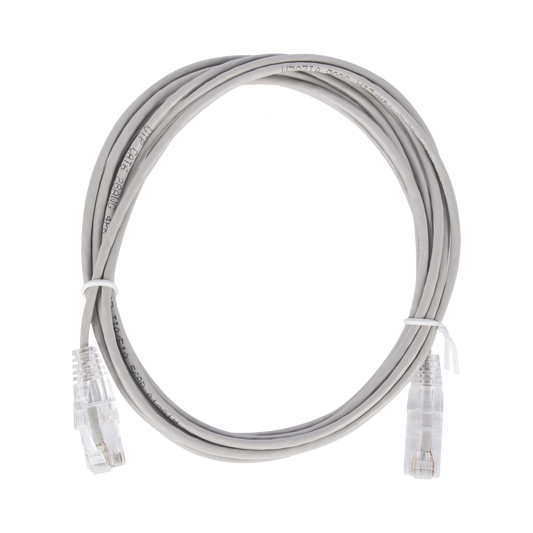 LP-UT6-200-GY28|Cable de Parcheo Slim UTP Cat6 - 2 m Gris Di?ímetro Reducido (28 AWG)