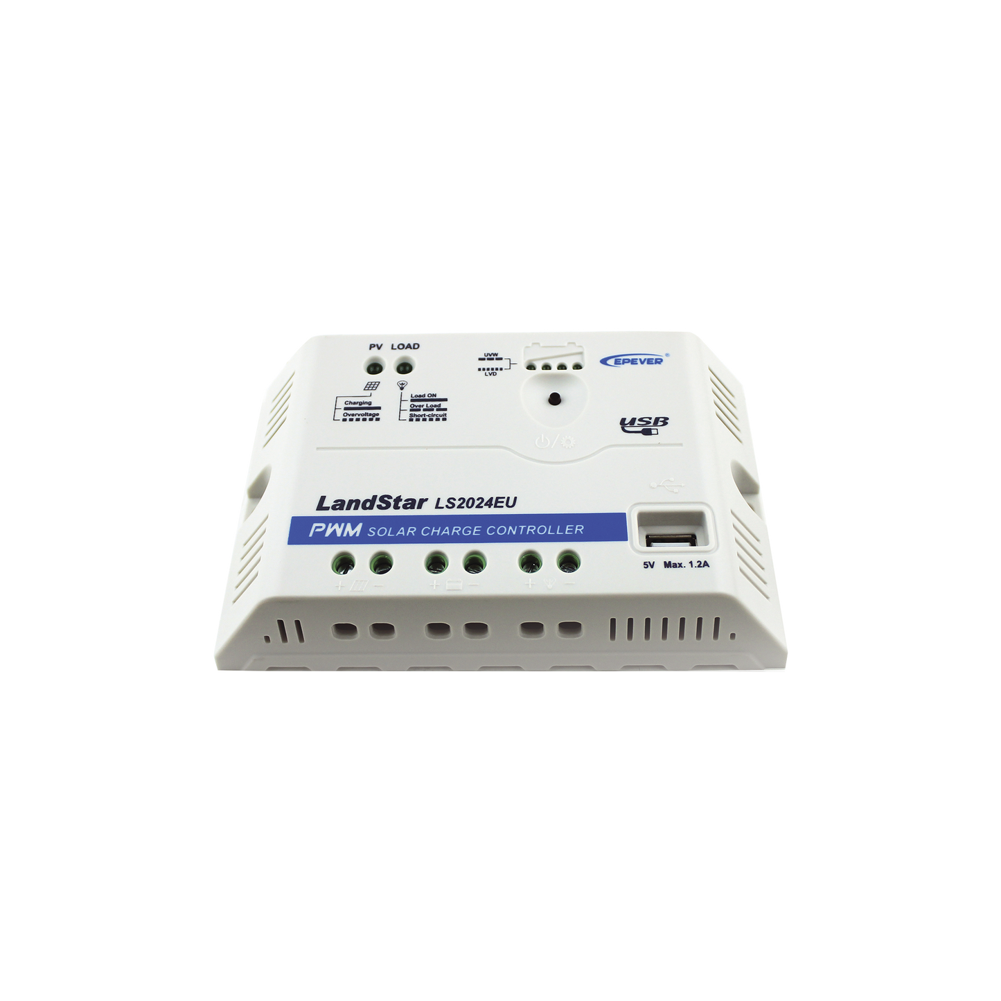 LS-2024-EU|Controlador Solar PWM 12/24 V 20 A, Salida USB