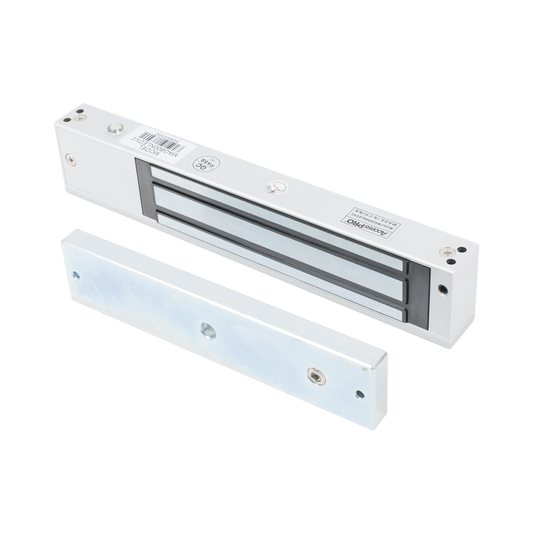MAG600NLEDV2|Chapa magnética 600 lbs con LED Ultra-brillante/ Libre de Magnetismo Residual / Sensor de estado de la placa