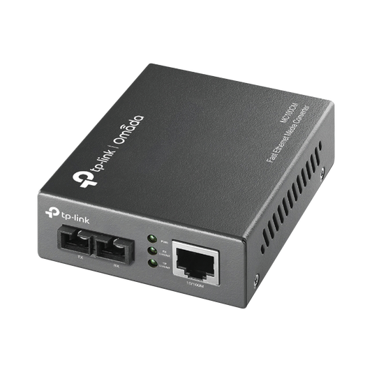 MC100CM|Convertidor Multimedia Multi-modo, 1 puerto RJ45 10/100 Mbps, conector de fibra SC, hasta 2 KM