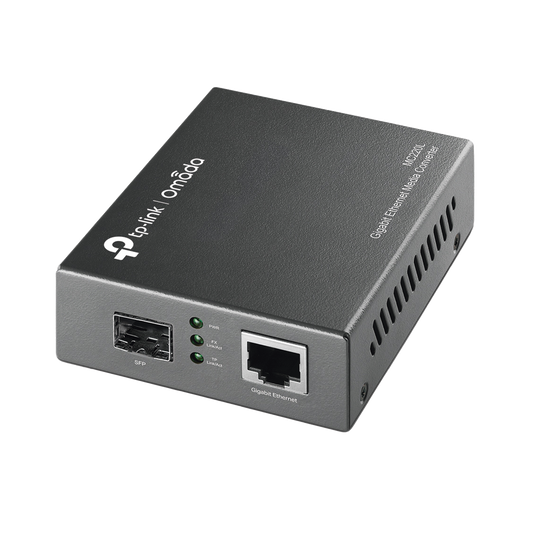 MC220L|Convertidor Multimedia SFP Gigabit, 1 Puerto RJ45 1000 Mbps, 1 Puerto SFP, en fibra multimodo o fibra monomodo