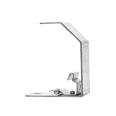 MG-64-161EZ|Estribo de suspensión, suspende charolas de 50 y 100 mm de ancho, acabado Electro Zinc