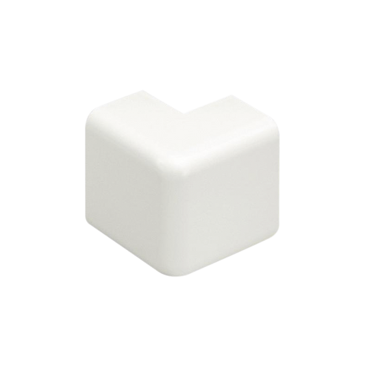 OCF10IW-X|Esquinero exterior, para uso con canaleta LD10, material ABS, Color Blanco Mate