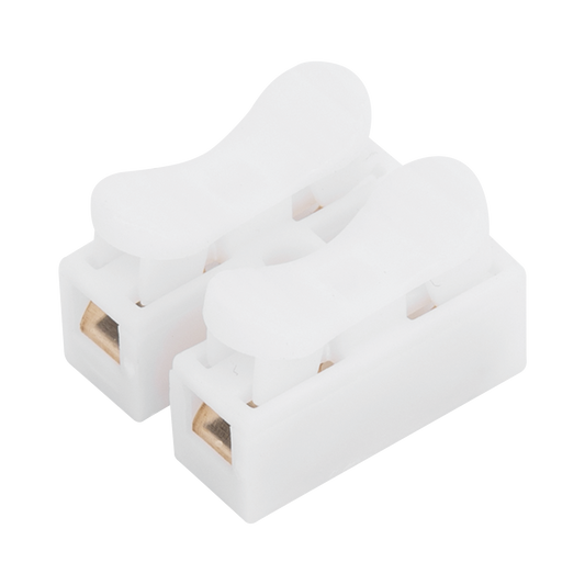 PCON2|Conector tipo PUSH de 2 Contactos / Para una Conexi??n R?ípida / Puentes de Cables