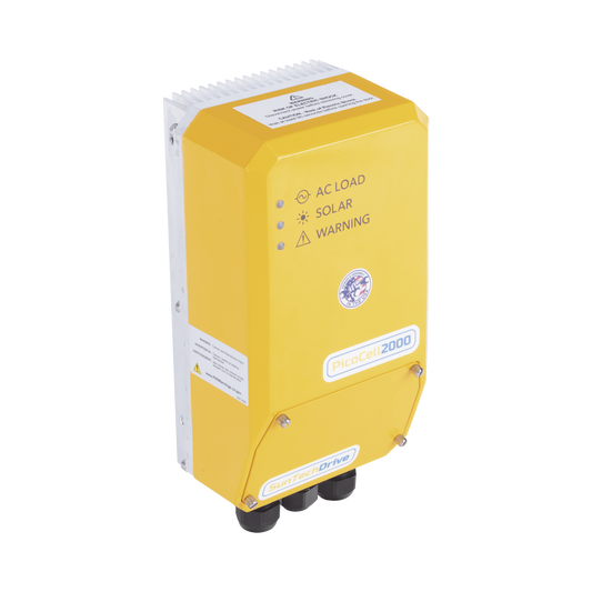 PICOCELL2000|Controlador Universal  Solar  para Bombas CA, de 0.75HP - 1.0HP monofásica y hasta 1.5HP en trifásica
