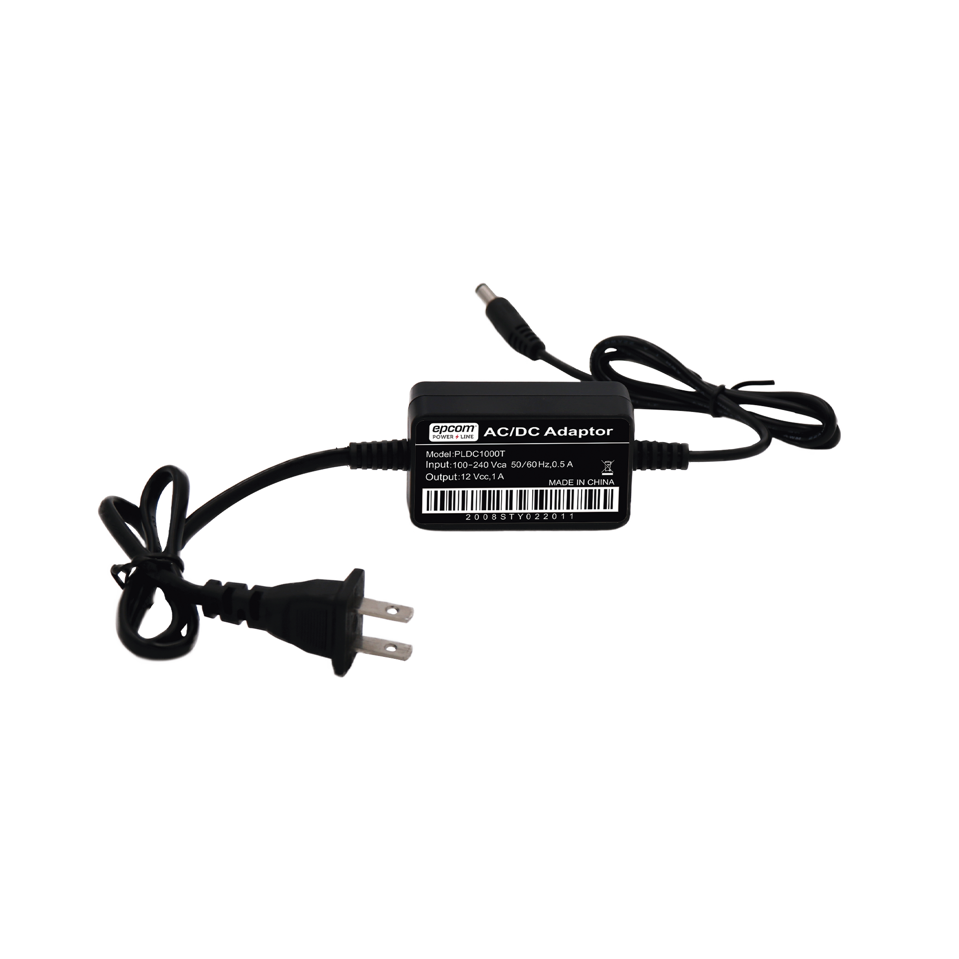 PL-DC-1000T|Adaptador de Pared de 12Vcc @ 1 A con Terminales de Extensi??n - ISTEN