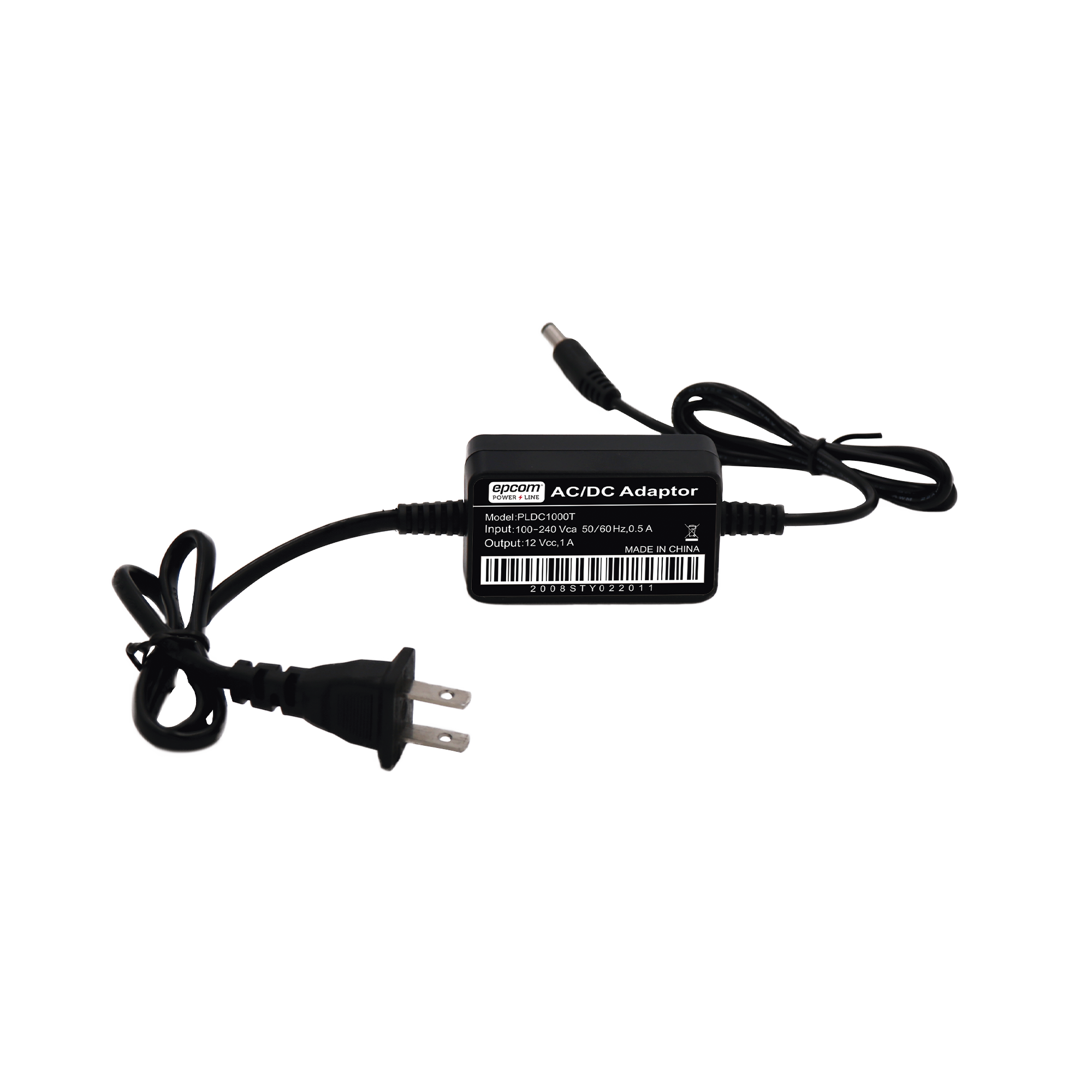 PL-DC-1000T|Adaptador de Pared de 12Vcc @ 1 A con Terminales de Extensi??n - ISTEN