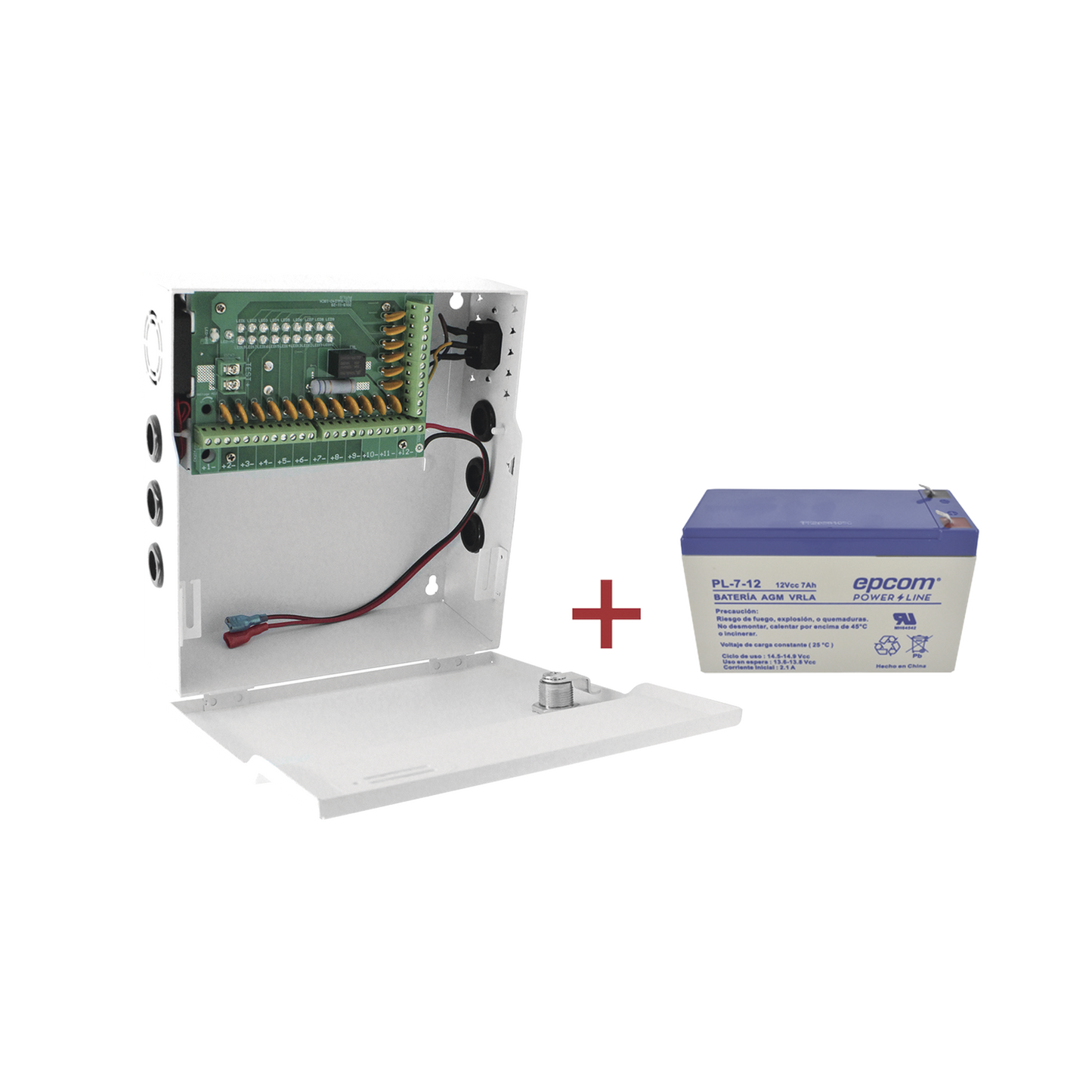 PLK12DC20ABK/K|Kit / Fuente PLK12DC20ABK  + Bater?¡a inclu?¡da PL712