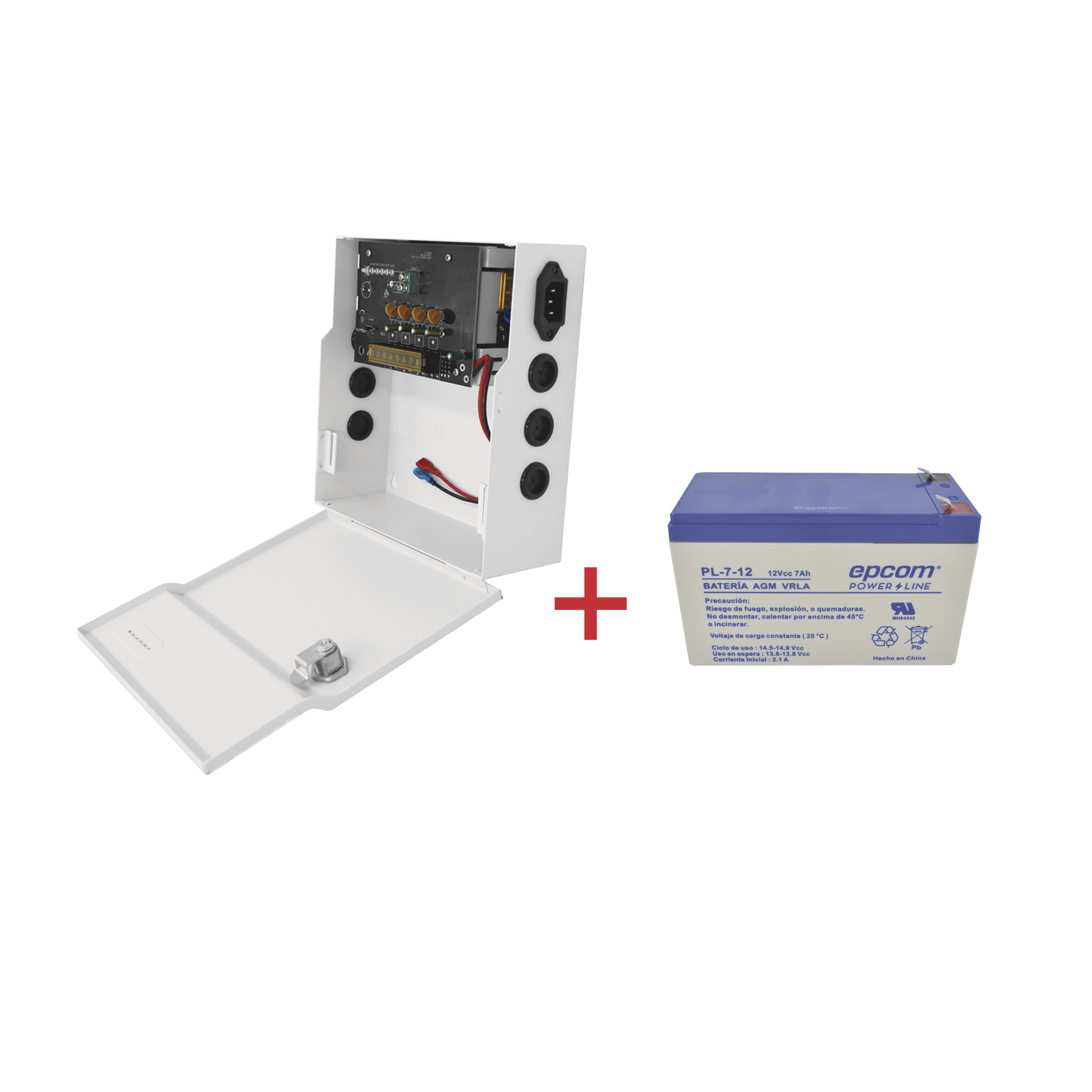 PLK12DC4ABK/K|Kit / Fuente PLK12DC4ABK  + Bater?¡a inclu?¡da PL712