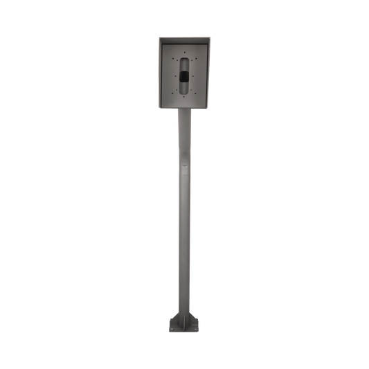 POSTEINT-KIT|Poste y Cubierta industrial para montaje de Porteros IP Fanvil y Grandstream, altura de 1.2 metros, pintura electrost?ítica color gris.