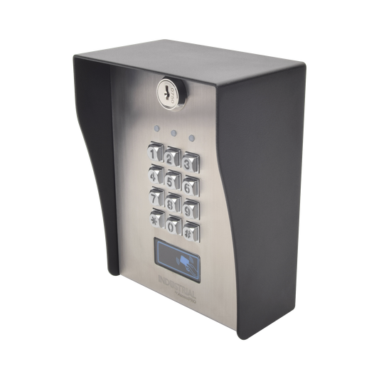 PROKVISITOR|Teclado exterior/interior antivandálico, 3 relevadores, 50 códigos de visitantes, 1200 usuarios