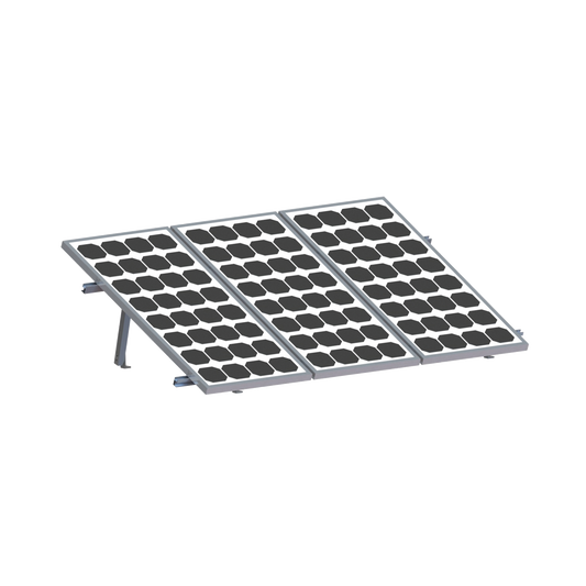 PS2200R3T|Montaje para Panel Solar, riel 2200mm para Módulos con espesor de 35mm o 40mm, Velocidad de Viento Max. 136km/h