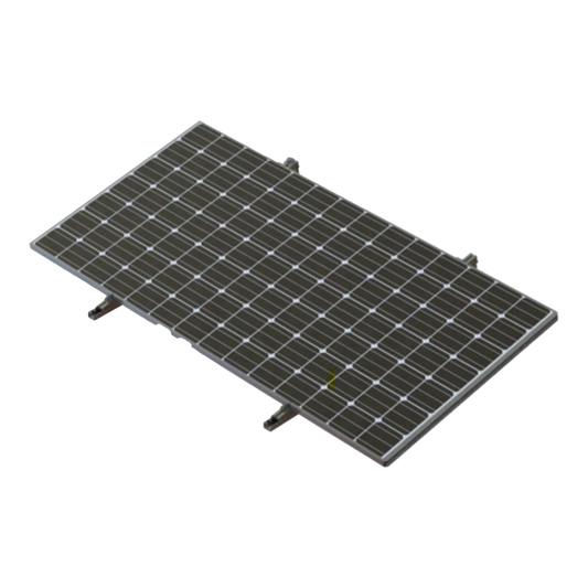 PSFR03H| Montaje Para Piso de Concreto Para un Modulo Fotovoltaico  de 450 a 660W