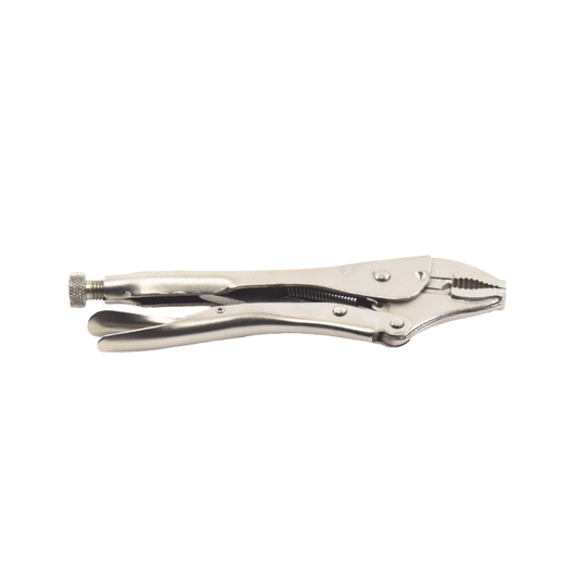 PST-H010-01|Pinza Perra Ajustable de Presión de 10”. Quijada Curva con Corta Alambre. Acero CR-V
