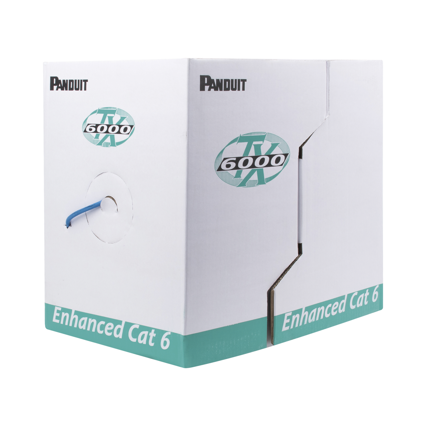 PUR6004BU-FE|Bobina de Cable UTP 305 m. de Cobre, TX6000‰ã¢ PanNet, Reelex, Azul, CategorÌ?a 6 Mejorado (23 AWG), PVC (CMR, Riser), de 4 pares