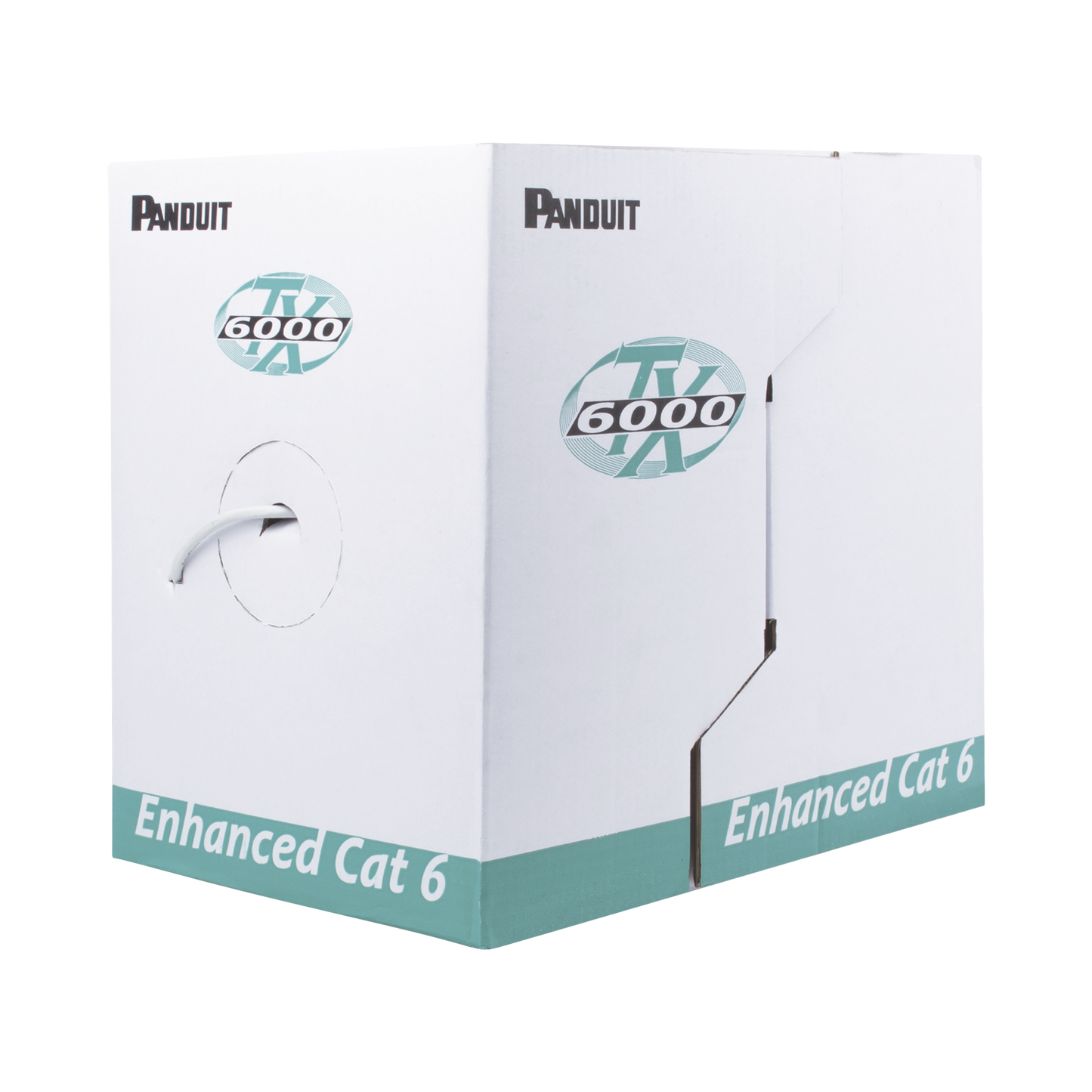 PUR6004IG-FE|Bobina de Cable UTP 305 m. de Cobre, TX6000‰ã¢ PanNet, Reelex, Gris, CategorÌ?a 6 Mejorado (23 AWG), PVC (CMR, Riser), de 4 pares