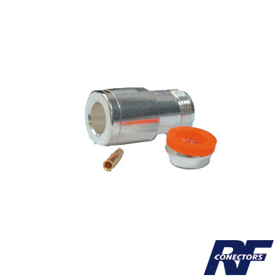 RFN-1024-1|Conector N Hembra de anillo plegable para cables RG-8/U (BELDEN 8237), RG213/U (8267), RG214 (8268).