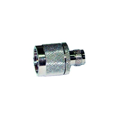RFT-1233|Adaptador en Línea de Conector TNC Hembra a N Macho, Níquel/ Oro/ Teflón.