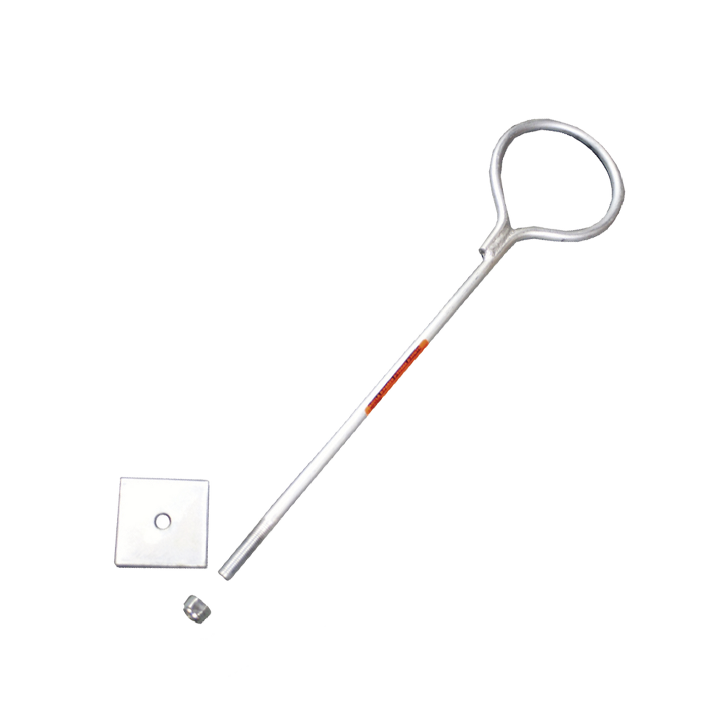 SAR-45G|Ancla de Losa o Pared de 75 cm. de 12 cm diámetro de argolla Galvanizada por Inmersión en Caliente.