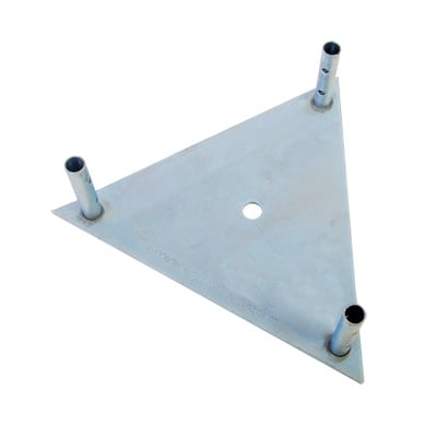 SBZ-45G|Base Triangular para Tramo STZ45G  Galvanizado por Inmersión en Caliente.