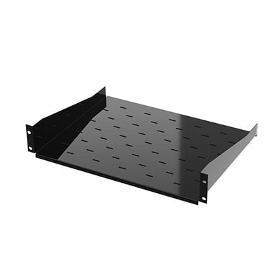 S-CH-19X1U|Charola para Soportar Equipos en Rack de 19, Profundidad de 34 cm, Color Negro, 1U