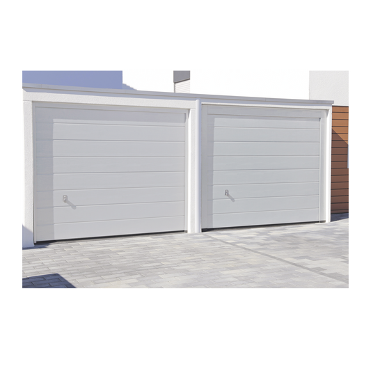 SEC-GAR208|Secci??n para puerta de Garage / Lisa / Color blanco / Para GARAGE208 / Estilo Americana.