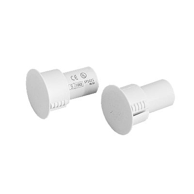 SF-1021|Contacto magnético para puertas y ventanas  Metálicas, aluminio y madera de empotrar color blanco / GAP: 19mm