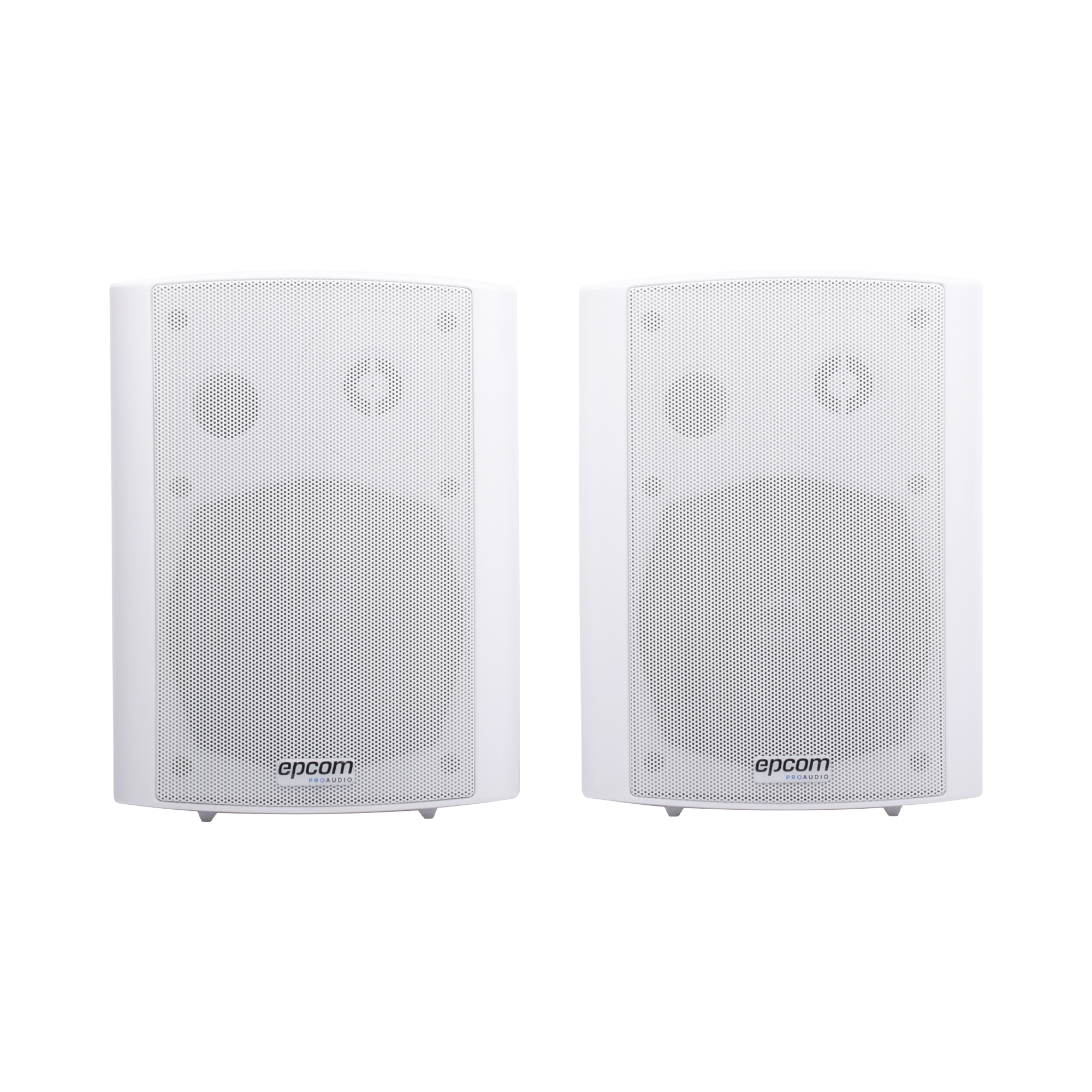 SF-775AW|Altavoces Amplificada de Montaje en Pared 5"+1.5" | RMS 20W@8ohms y Pasivo 20W | Material ABS | Reja Met?ílica | Bracket de Metal | Color Blanco