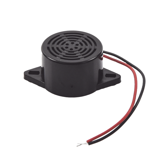 SF-BUZZER|Zumbador 85 dBi a 12 Vcc para Chapas y Contrachapas permite avisar que la puerta se esta abriendo.