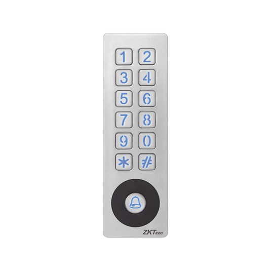 SKWV2|Teclado con Lector de Tarjetas 125Khz, Autónomo, 1,000 Tarjetas, 8 Grupos de Contraseñas