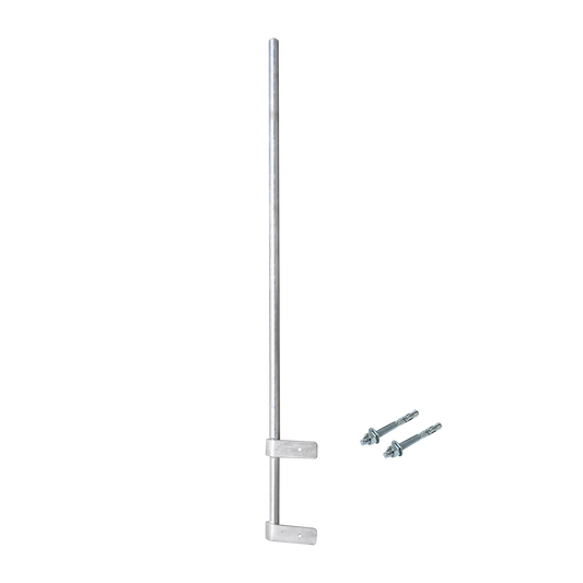 SMRP-150-CF|MÌÁstil Liviano de Pared de 1.5 m (Diam. 1-1/4") con Cejas de FijaciÌ?n  Soldadas, åÁNo se gira! Incluye Taquetes para instalaciÌ?n. - ISTEN