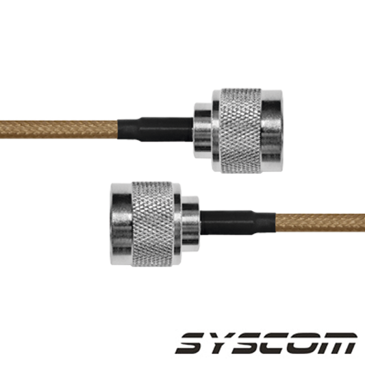 SN142KN60|Jumper con Cable LP142 de 60 cm, con Conectores N Macho a N Macho.