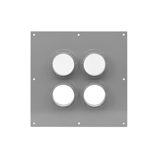 STEP422|Placa Pasamuros Con Capacidad de 4 Botas de 4"