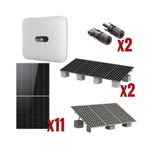 SUN20006KTKIT|Kit Solar Interconexion  / 6 kW  220Vca / Inversor HUAWEI/ Montaje Incluido