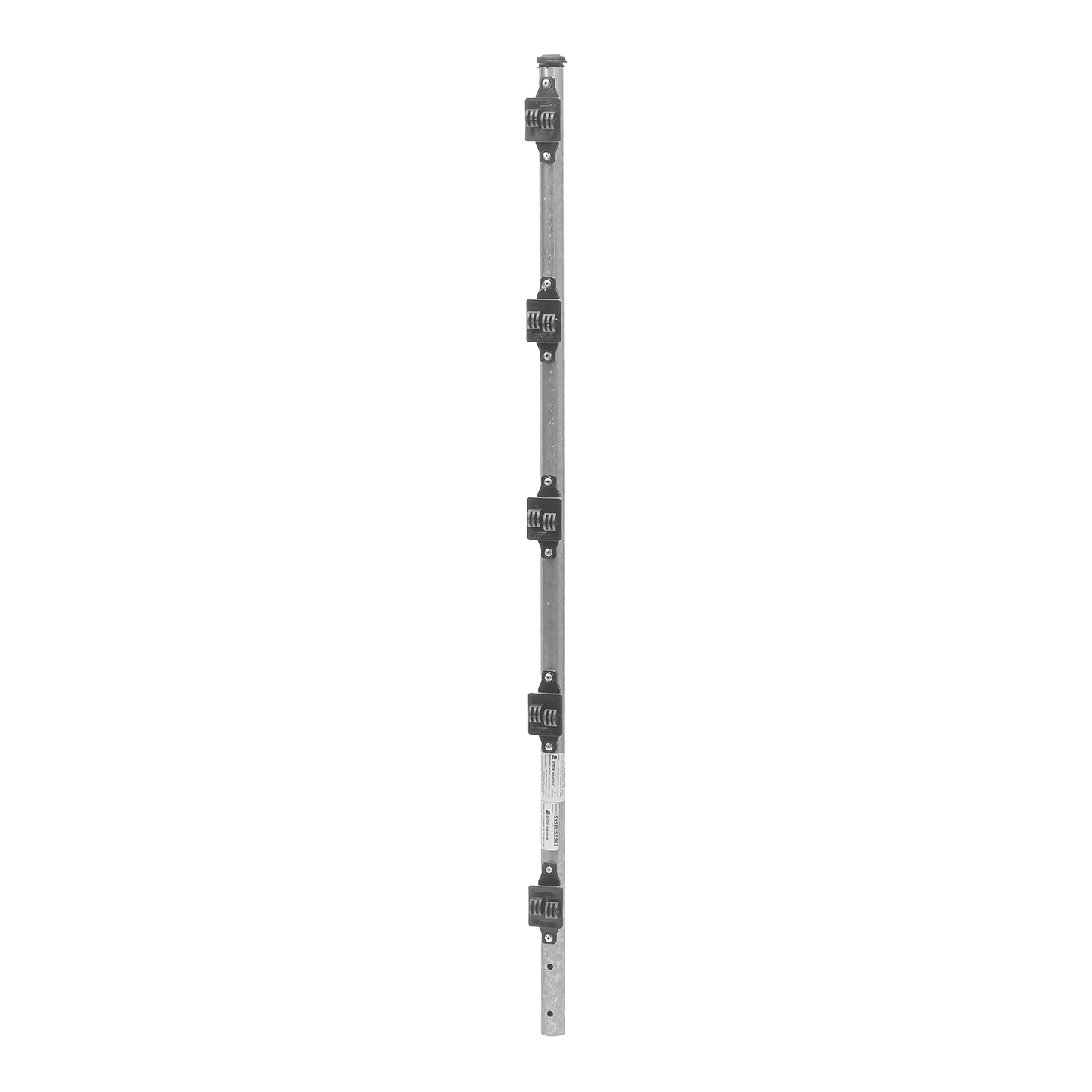 SYS-POST-3-R2|Poste de Paso de 1m para Cerca Electrificada de Tubo Galvanizado cal. 18 de 1"Diam. con 5 Aisladores Instalados.