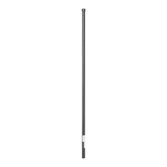 SYS-POST-4B|Poste de Esquina Negro de 1.2m para Cerca Electrificada de Tubo Galvanizado cal. 18 de 1"Diam. para 5 Aisladores (No incluidos).