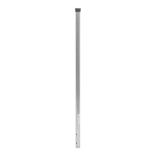 SYS-POST-ESQ-3|Poste de ESQUINA para Cerca Electrificada. Tubo Galvanizado cal. 18 de 1" Diam. y 0.8m Alto con Tapón, ideal para 3 Aisladores