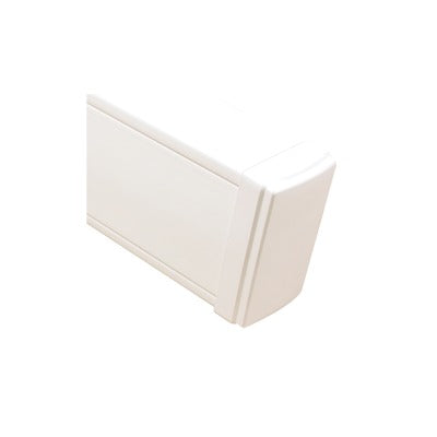 TEK-100-F|Tapa final en color blanco de PVC auto extinguible,  para canaleta TEK100 (5591-02001)