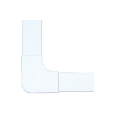 PT-48-L|Secci??n en "L" color blanco de PVC auto extinguible,  para canaleta PT48 (6130-01002)