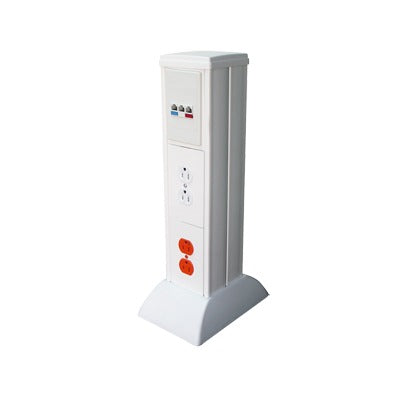 TH-MIC|Mini columna para concentrar, distribuir y ordenar cables de energía eléctrica o puertos de datos de telecomunicaciones (10000-01000)