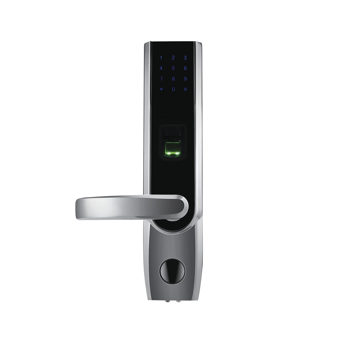 TL400BL|Cerradura autónoma izquierda bluetooth de huella digital, tarjeta de proximidad y contraseña / APP ZKSmarKey