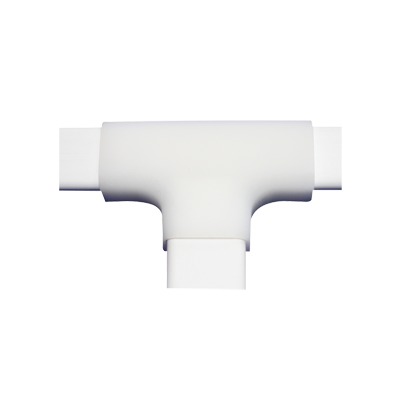 TMK-0812-T|Secci??n en "T " de PVC auto extinguible, para canaleta TMK0812 (3 Piezas) (5040-02001)
