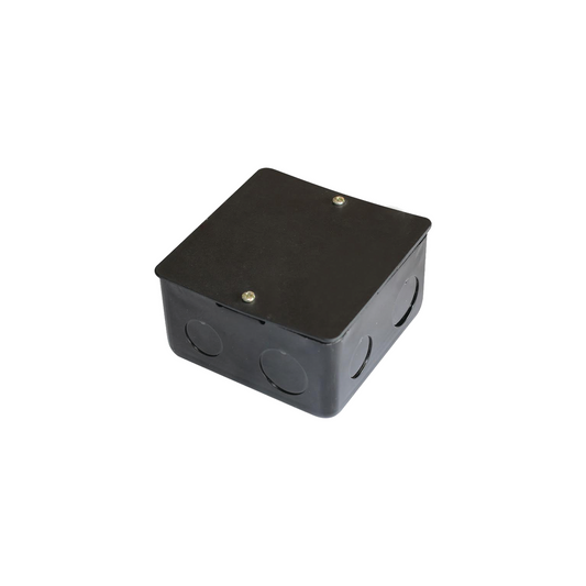 TMK10X10|Caja de registro de acero galvanizado, 10x10 cm, Color Negro (11000-00000)