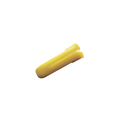 TP-1X|Taquete amarillo 7/32" para tornillos 8mm x 1" (100pzs) (1102-02100)