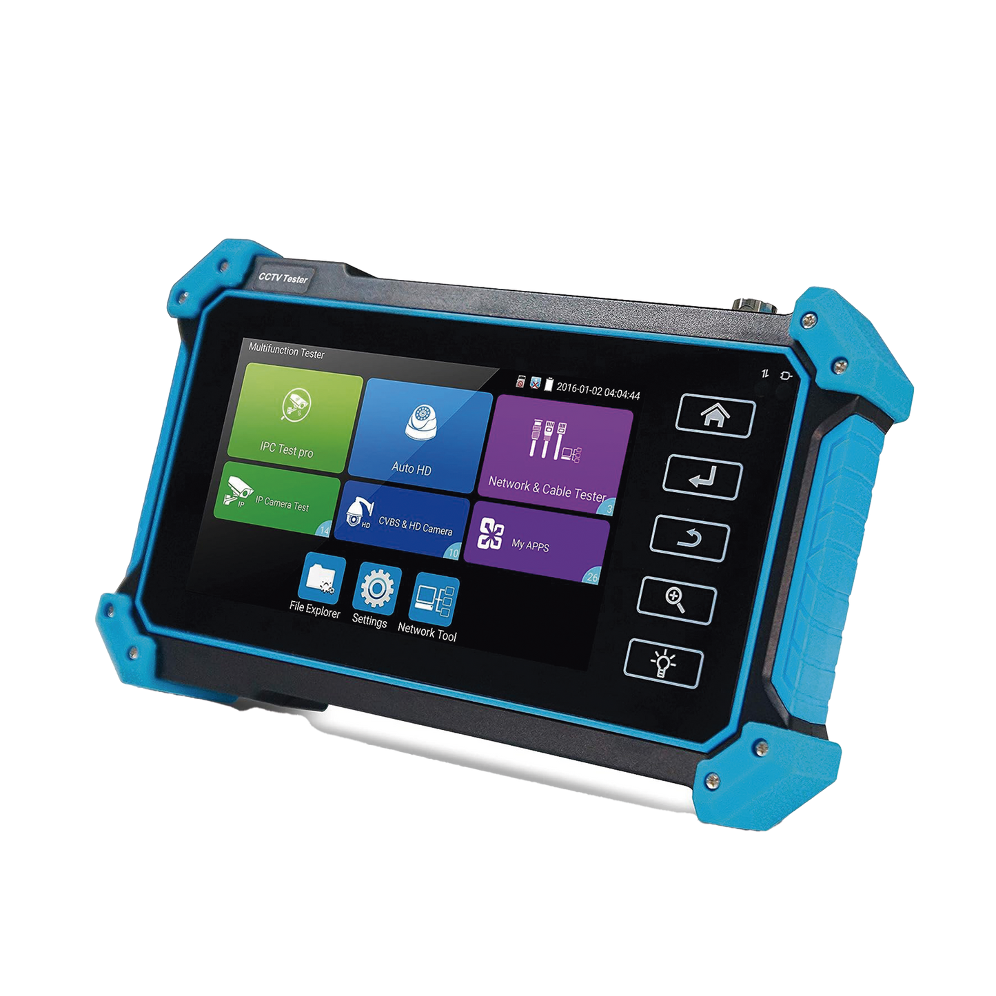 TPTURBOLITE|Probador de V?¡deo / Prueba de c?ímara anal??gica / Prueba de c?ímara IP/ Soporta ONVIF, 4K, H.264 y H.265 / TVI de 8 MP, CVI de 8 MP, AHD de 8 MP / Entrada VGA, soporta 1920x1200P 60FPS / Entrada HDMI, soporta 4K 30FPS