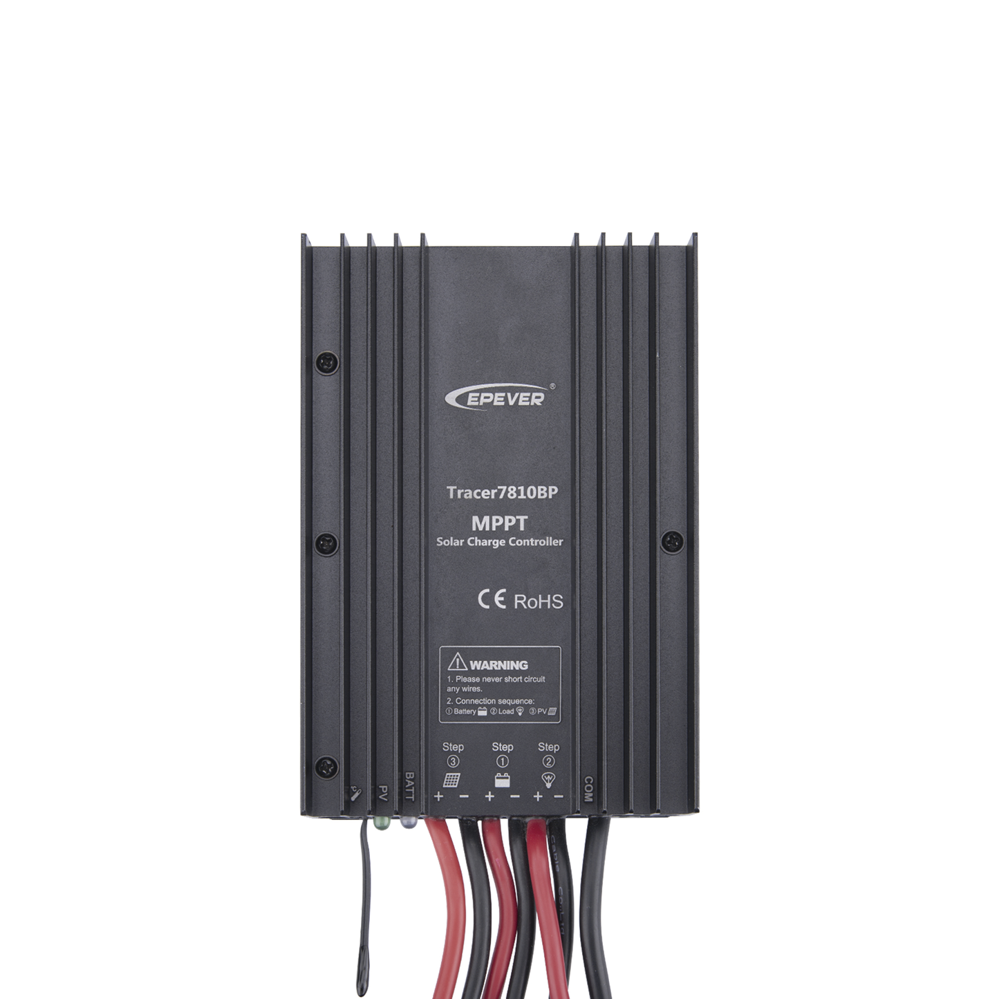 TRACER7810BP|Controlador Solar MPPT 30A 12/24V, Máximo Voltaje de Circuito Abierto Voc 100Vcc, Configurable para Baterías de Litio