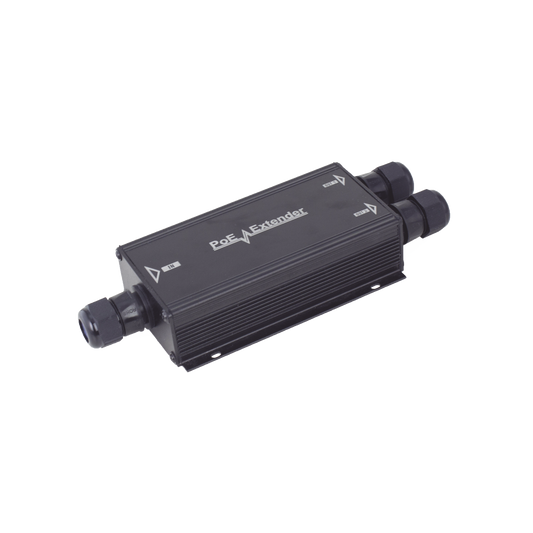 TT-2003EX-POE|Extensor PoE/ 100 Metros / Intemperie (IP66) / 60 Watts / 1 puerto @ 2 salidas a 30 W  / No requiere fuente de alimentación adicional
