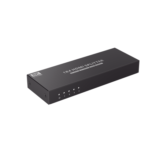 TT314-8K|Splitter HDMI 1X4 | Velocidad de trasmisión 48 Gbps| Resolución 8K | Salida de audio| HDCP 2.3
